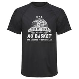 Maillot de Sport Homme Basket Une Legende Tu Deviendras - T-Shirt Respirant Polyester Manches Courtes - Cadeau Sportif Anniversaire Noël Fête des Pères