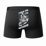 Caleçon J'peux Pas J'Ai Motocross - Humour Boxer Coton Idée Cadeau