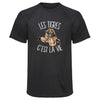 Maillot de Sport Homme Tigre Cest la Vie - T-Shirt Respirant Polyester Manches Courtes - Cadeau Sportif Anniversaire Noël Fête des Pères