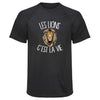 Maillot de Sport Homme Lion Cest la Vie - T-Shirt Respirant Polyester Manches Courtes - Cadeau Sportif Anniversaire Noël Fête des Pères