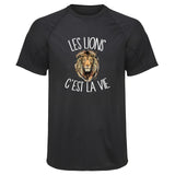 Maillot de Sport Homme Lion Cest la Vie - T-Shirt Respirant Polyester Manches Courtes - Cadeau Sportif Anniversaire Noël Fête des Pères