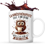 Tasse La Kinésithérapeute Chouette Café - Planetee