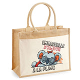 Sac Fête des Mères Mamie MAman Soeur Femme Famille Idée Cadeau anniversaire Noël Travail Boulot Métier Départ Retraite Collègue Femme cabas shopping plage