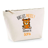 Trousse pochette de rangement maquillage Fête des Mères Mamie Famille Idée Cadeau anniversaire Noël Travail Boulot Métier Départ Retraite Collègue Femme