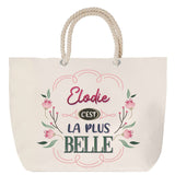 Sac Fête des Mères Mamie Famille Idée Cadeau anniversaire Noël Travail Boulot Métier Départ Retraite Collègue Femme cabas shopping plage