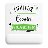 Tapis de souris ergonomique avec repose-poignet, accessoire bureau pour femme et homme, fête des pères, cadeau pas cher, idée cadeau fête des mères, secret santa, départ à la retraite, télétravail et gaming