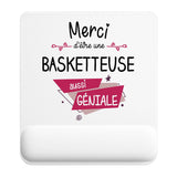 Tapis de souris ergonomique avec repose-poignet, accessoire bureau pour femme et homme, fête des pères, cadeau pas cher, idée cadeau fête des mères, secret santa, départ à la retraite, télétravail et gaming