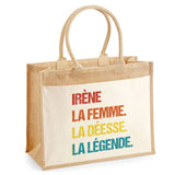 Sac Fête des Mères Mamie MAman Soeur Femme Famille Idée Cadeau anniversaire Noël Travail Boulot Métier Départ Retraite Collègue Femme cabas shopping plage