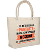 Sac Fête des Mères Mamie Famille Idée Cadeau anniversaire Noël Travail Boulot Métier Départ Retraite Collègue Femme cabas shopping plage