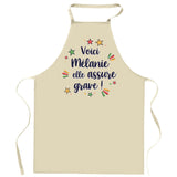 Cadeau Cuisinier cuisinière mère maman papa père mamie papi Vêtement Blouse de protection Barbecue Jardinage Tablier de Travail Tâches ménagères 