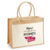 Sac Fête des Mères Mamie MAman Soeur Femme Famille Idée Cadeau anniversaire Noël Travail Boulot Métier Départ Retraite Collègue Femme cabas shopping plage