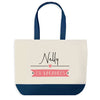 Sac de shopping bleu Nelly en Vacances