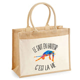 Sac Fête des Mères Mamie MAman Soeur Femme Famille Idée Cadeau anniversaire Noël Travail Boulot Métier Départ Retraite Collègue Femme cabas shopping plage