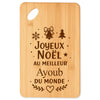 Planche à découper cadeau Noël famille amis papa maman mamie papi, idée cadeau apéro et cuisine, Secret Santa