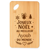 Planche à découper cadeau Noël famille amis papa maman mamie papi, idée cadeau apéro et cuisine, Secret Santa