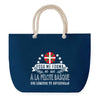 Sac de plage Bleu anse corde Pelote Basque Légende Humour Geek
