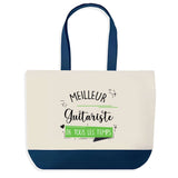 Sac de shopping bleu Meilleur Guitariste de tous les temps