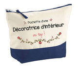 Pochette Trousse Fête des Mères Fêtes des Pères Mamie Papi Famille Idée Cadeau anniversaire Noël Travail Boulot Métier Départ Retraite Collègue Femme Homme
