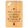 Planche à découper cadeau Noël famille amis papa maman mamie papi, idée cadeau apéro et cuisine, Secret Santa