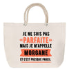 Sac Fête des Mères Mamie Famille Idée Cadeau anniversaire Noël Travail Boulot Métier Départ Retraite Collègue Femme cabas shopping plage