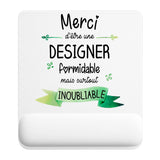 Tapis de souris ergonomique avec repose-poignet, accessoire bureau pour femme et homme, fête des pères, cadeau pas cher, idée cadeau fête des mères, secret santa, départ à la retraite, télétravail et gaming