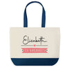 Sac de shopping bleu Elisabeth en Vacances