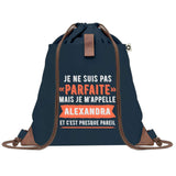 sac a dos femme bleu coton recycle avec pochette cadeau original pour collegue amie prof ou soeur idee cadeau femme noel anniversaire secret santa ou depart a la retraite sac pratique chic et ecoresponsable design breton elegant