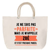 Sac Fête des Mères Mamie Famille Idée Cadeau anniversaire Noël Travail Boulot Métier Départ Retraite Collègue Femme cabas shopping plage