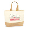 Sac Jute Fête des Mères Fêtes des Pères Mamie Papi Famille Idée Cadeau anniversaire Noël Travail Boulot Métier Départ Retraite Collègue Femme Homme