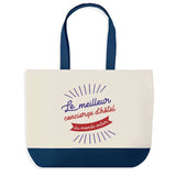 Sac de shopping bleu Concierge d’Hôtel Meilleur du Monde