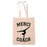 Noël cadeau de départ à la retraite cadeau de fin d'année scolaire idée cadeau cadeau de remerciement anniversaire coach sport sac cabas totebag sac jute