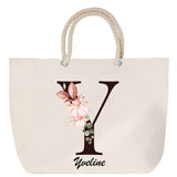 Sac Fête des Mères Mamie Famille Idée Cadeau anniversaire Noël Travail Boulot Métier Départ Retraite Collègue Femme cabas shopping plage