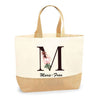 Sac Jute Fête des Mères Fêtes des Pères Mamie Papi Famille Idée Cadeau anniversaire Noël Travail Boulot Métier Départ Retraite Collègue Femme Homme