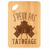 Planche bambou gravée personnalisée femme homme idée cadeau Fête des Mères Fête des Pères apéro papa maman prénom cuisine plateau fromage