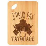Planche bambou gravée personnalisée femme homme idée cadeau Fête des Mères Fête des Pères apéro papa maman prénom cuisine plateau fromage