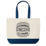 Sac de shopping bleu Alexandra Femme Déesse Légende