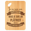 Planche bambou gravée personnalisée homme idée cadeau Fête des Pères apéro 30×20 prénom cuisine plateau fromage anniversaire noel papa papi 