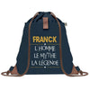 sac a dos homme bleu coton recycle avec pochette idee cadeau utile pour collegue papa ou ami cadeau homme noel anniversaire secret santa ou depart a la retraite sac durable pratique et robuste design sobre et elegant