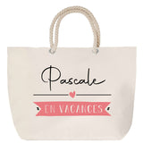 Sac Fête des Mères Mamie Famille Idée Cadeau anniversaire Noël Travail Boulot Métier Départ Retraite Collègue Femme cabas shopping plage