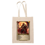 Tote Bag Papa Guerrier - Carte de jeu Gamer