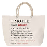 Sac Fête des Mères Mamie Famille Idée Cadeau anniversaire Noël Travail Boulot Métier Départ Retraite Collègue Femme cabas shopping plage