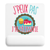 Tapis de souris ergonomique avec repose-poignet, accessoire bureau pour femme et homme, fête des pères, cadeau pas cher, idée cadeau fête des mères, secret santa, départ à la retraite, télétravail et gaming