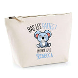 Trousse pochette de rangement maquillage Fête des Mères Mamie Famille Idée Cadeau anniversaire Noël Travail Boulot Métier Départ Retraite Collègue Femme