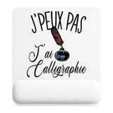 Tapis de souris ergonomique avec repose-poignet, accessoire bureau pour femme et homme, fête des pères, cadeau pas cher, idée cadeau fête des mères, secret santa, départ à la retraite, télétravail et gaming