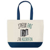 Sac de shopping bleu J'peux pas Accordéon