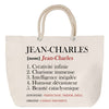 Sac Fête des Mères Mamie Famille Idée Cadeau anniversaire Noël Travail Boulot Métier Départ Retraite Collègue Femme cabas shopping plage