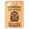 Planche bambou gravée personnalisée femme idée cadeau Fête des Mères apéro 30×20 prénom cuisine plateau fromage anniversaire noel maman mamie