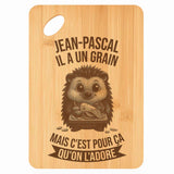Planche bambou gravée personnalisée homme idée cadeau Fête des Pères apéro 30×20 prénom cuisine plateau fromage anniversaire noel papa papi 
