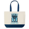 Sac de shopping bleu J'peux pas Heavy Metal