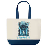 Sac de shopping bleu J'peux pas Heavy Metal